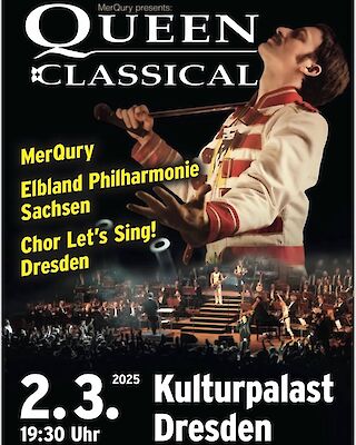 Am 02.03.25 sind wir wieder im Kulturpalast Dresden mit unserem Queen Classical Sichert euch jetzt noch schnell di...